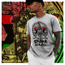 Shaka Zulu Royal Lion Crest T-SHIRT